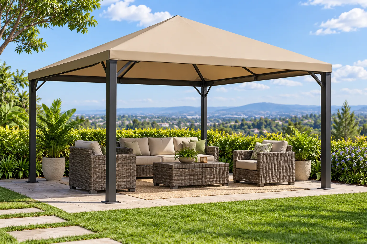 Illustration of gazebos